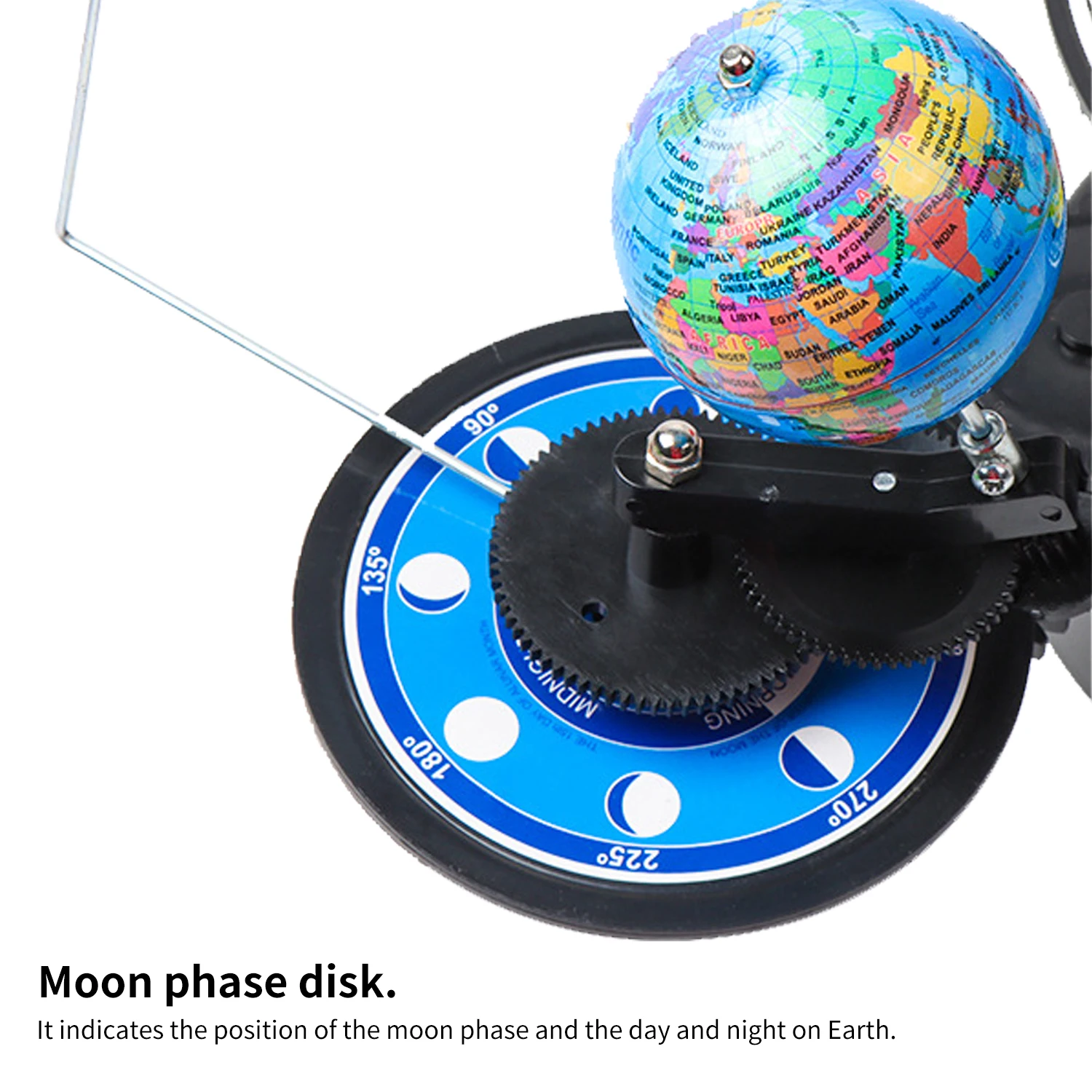 Sistema solare modello globo sole terra luna orbitale rotazione della terra strumento didattico educazione infantile giocattoli astronomia