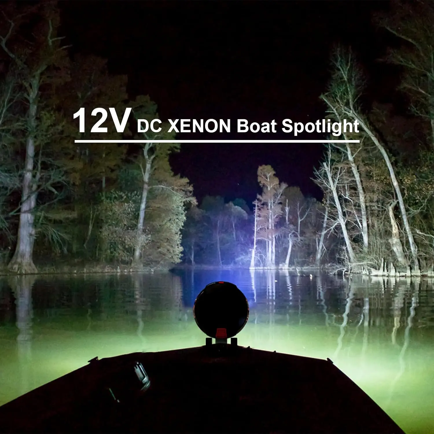 2000 Lumen HID Spotlight/Floodlight for Automotive, Emergency, Outdoor Activities