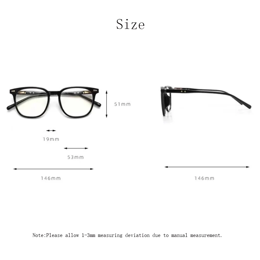 TR90 مربع واضح مكافحة الضوء الأزرق نظارات للقراءة الرجال النساء الانتهاء من طويل النظر نظارات العلامة التجارية تصميم وصفة طبية قارئ بصري