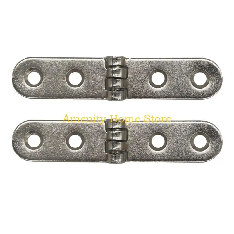 F26C Heavy Duty Silver Hinges Rustproof Hinges for Foldable Tables & Storage Box 