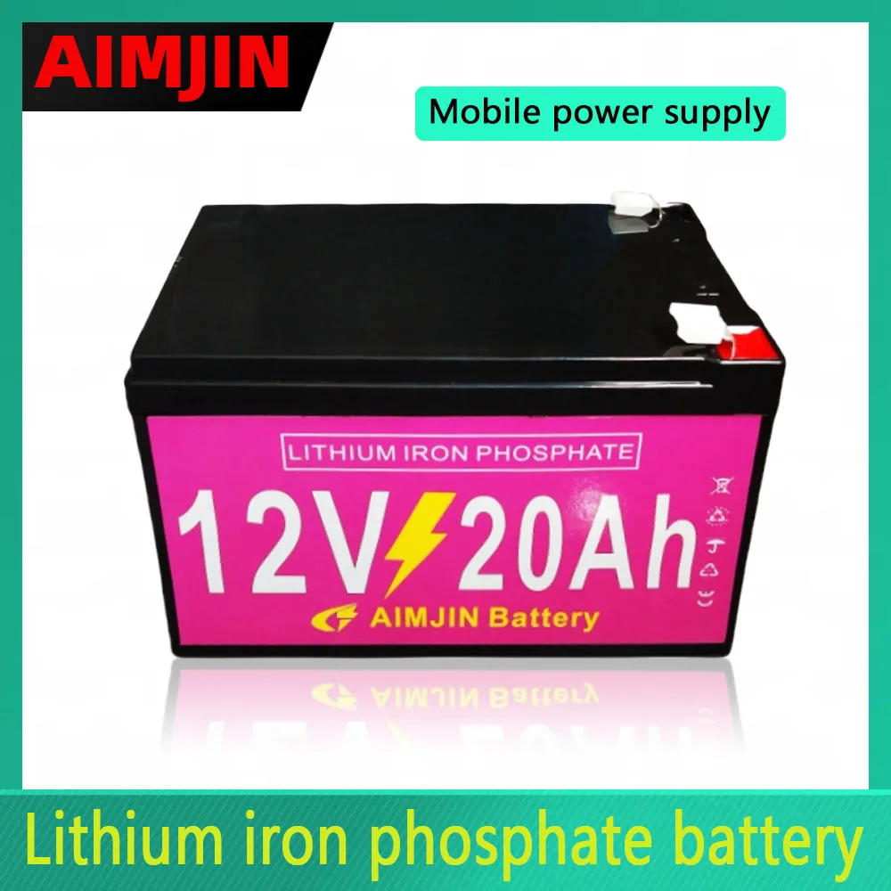 

12V 20AH LiFePO4 Battery Pack Built-in BMS Lithium Iron Phosphate Cells For Replacing Most of Backup Power Home Energy Storage