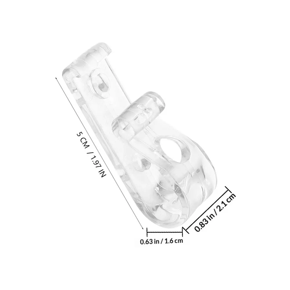 16Pcs Roller Blind Bead Chain Hooks Safety Fixation Cord Guide for Curtain Pulls Chain Retainer Hardware Cabinet Shelf Pegs