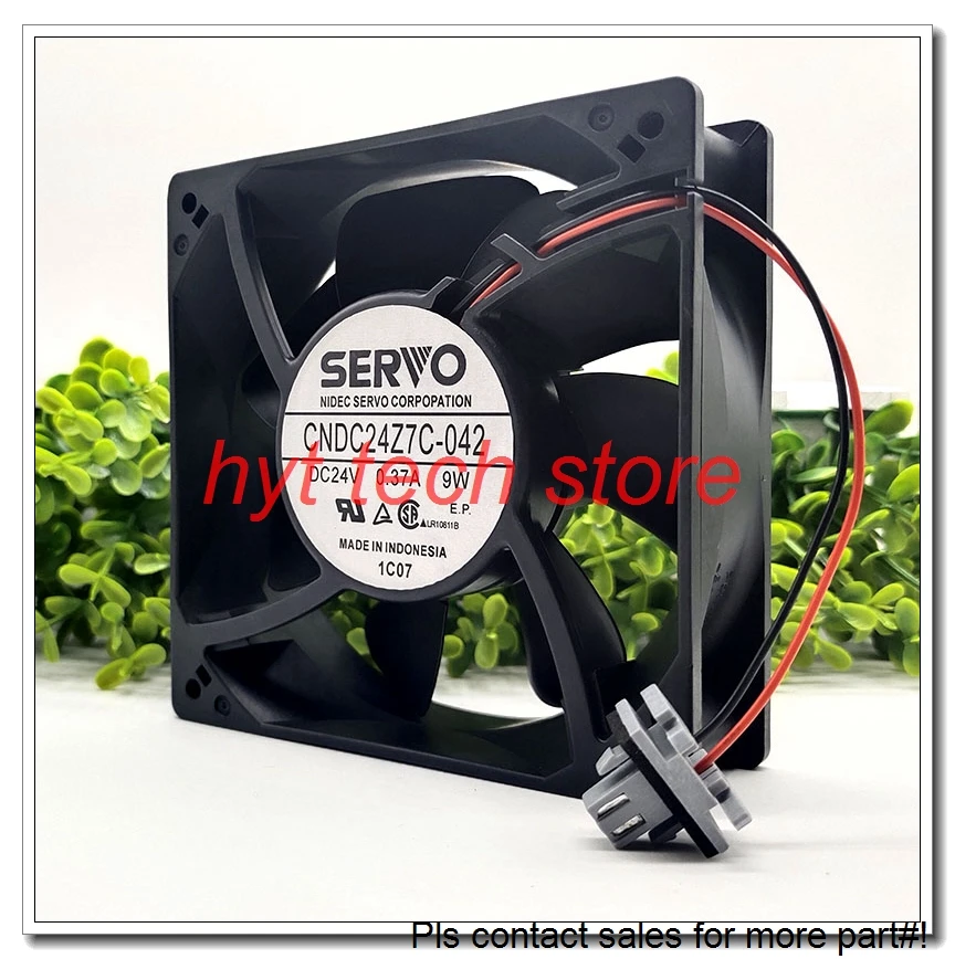 SERVO CNDC24Z7C-042 24V 0.37A 9W VACON frequency fan, with original FAN UC Connector