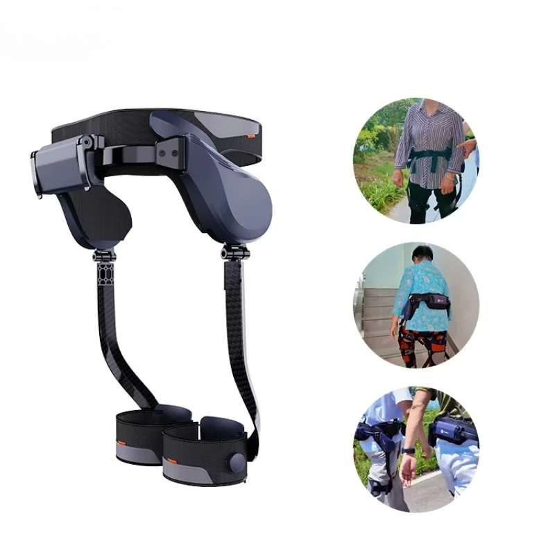 

Robotic Lower Limb Exoskeleton Walker for Assisted Walking, Knee & Hip Rehabilitation, Lightweight Leg Lifter Training Aid