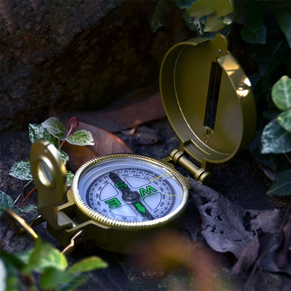 

Compass Hanging Buckle Zinc Alloy ABS Copper Survival Gear Camping Emergency Pocket Hiking Navigation Keychain Lightweight Gifts