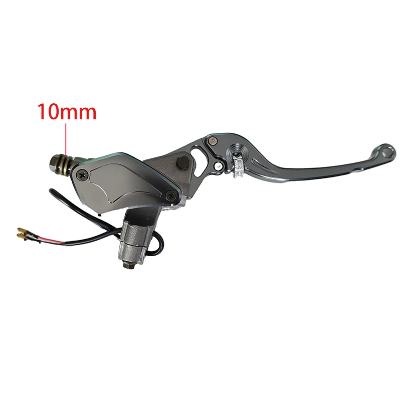 Universal Internal Adjustment Titanium Color Disc Brake Master Cylinder for Electric Scooter Front Rear E-bike Brake Master Pump
