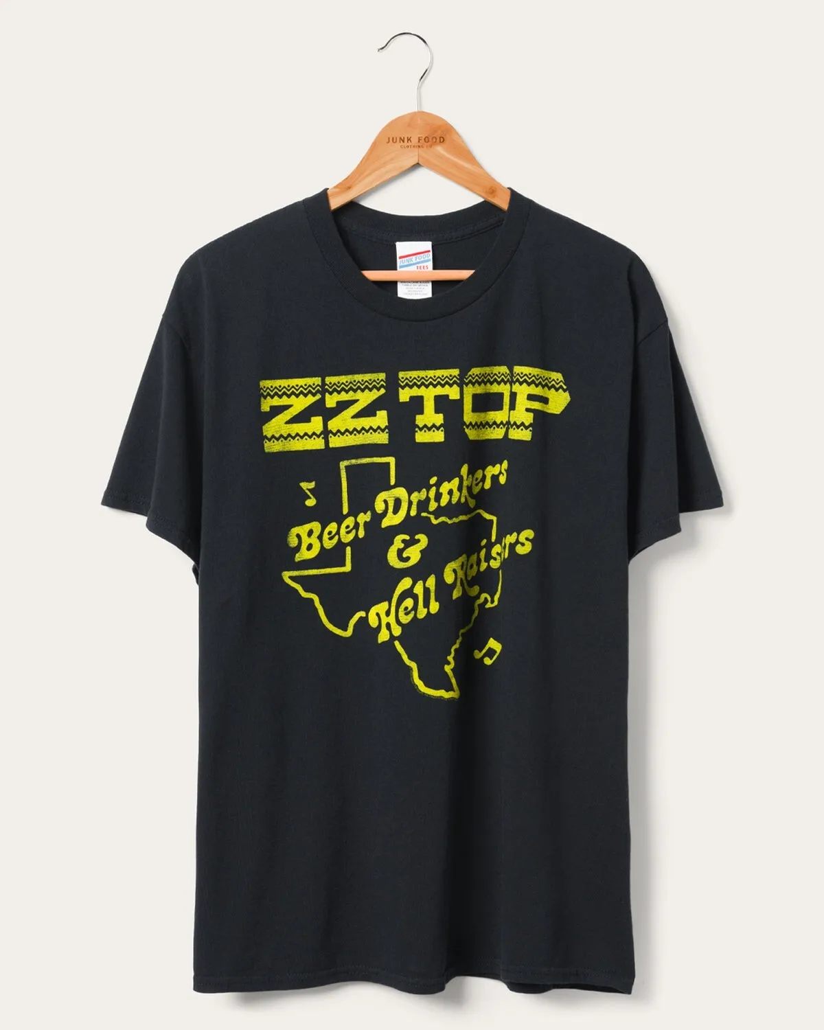 Junk Food Clothing Herren ZZ Top Biertrinker & Hell Raisers Shirt Neu S-2XL