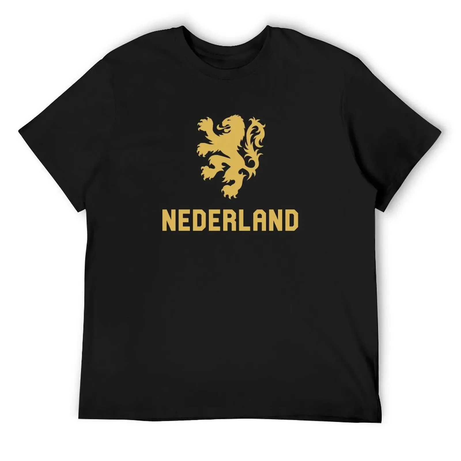 Nederland Gold T-Shirt vintage vintage graphic tee Blouse funny t shirts for men