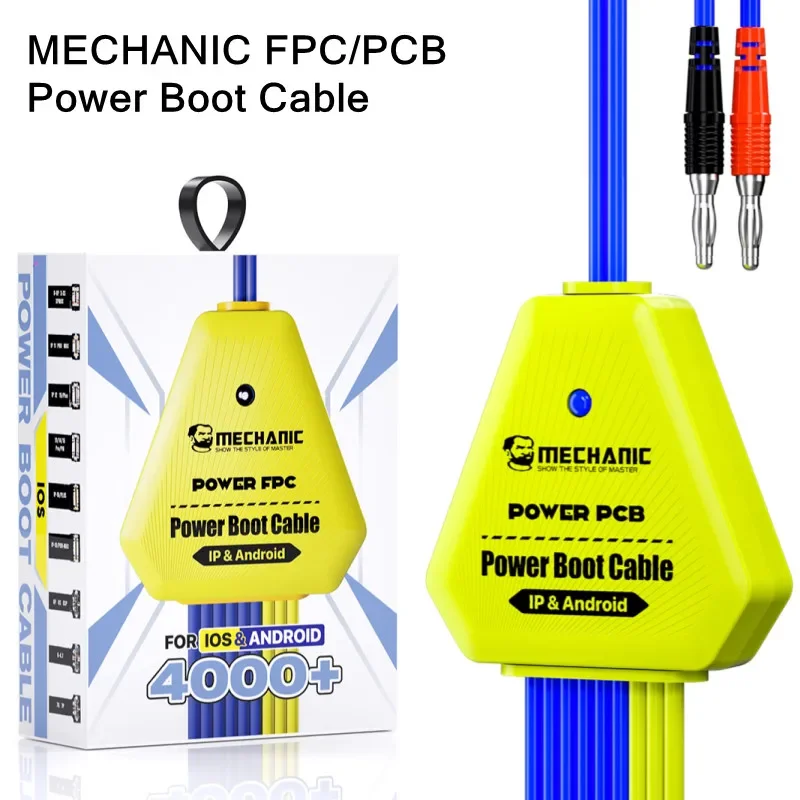 

MECHANIC Power PCB/FPC Power Boot Cable for IPhone 5-16ProMax Samsung Huawei Xiaomi Power Supply Testing Cable