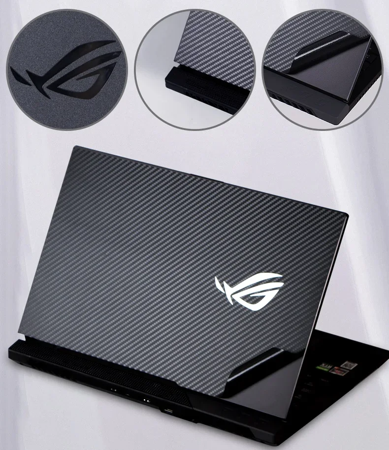 Laptop Sticker Skin Decal Carbon fiber Cover Protector for ASUS ROG Zephyrus S GX502 15.6