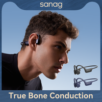 Sanag B21S Bone Conduction Earphones Bluetooth 5.4 HiFi Bass Headphones Sport Wireless Earbuds Flash-sale Choice Running Headset