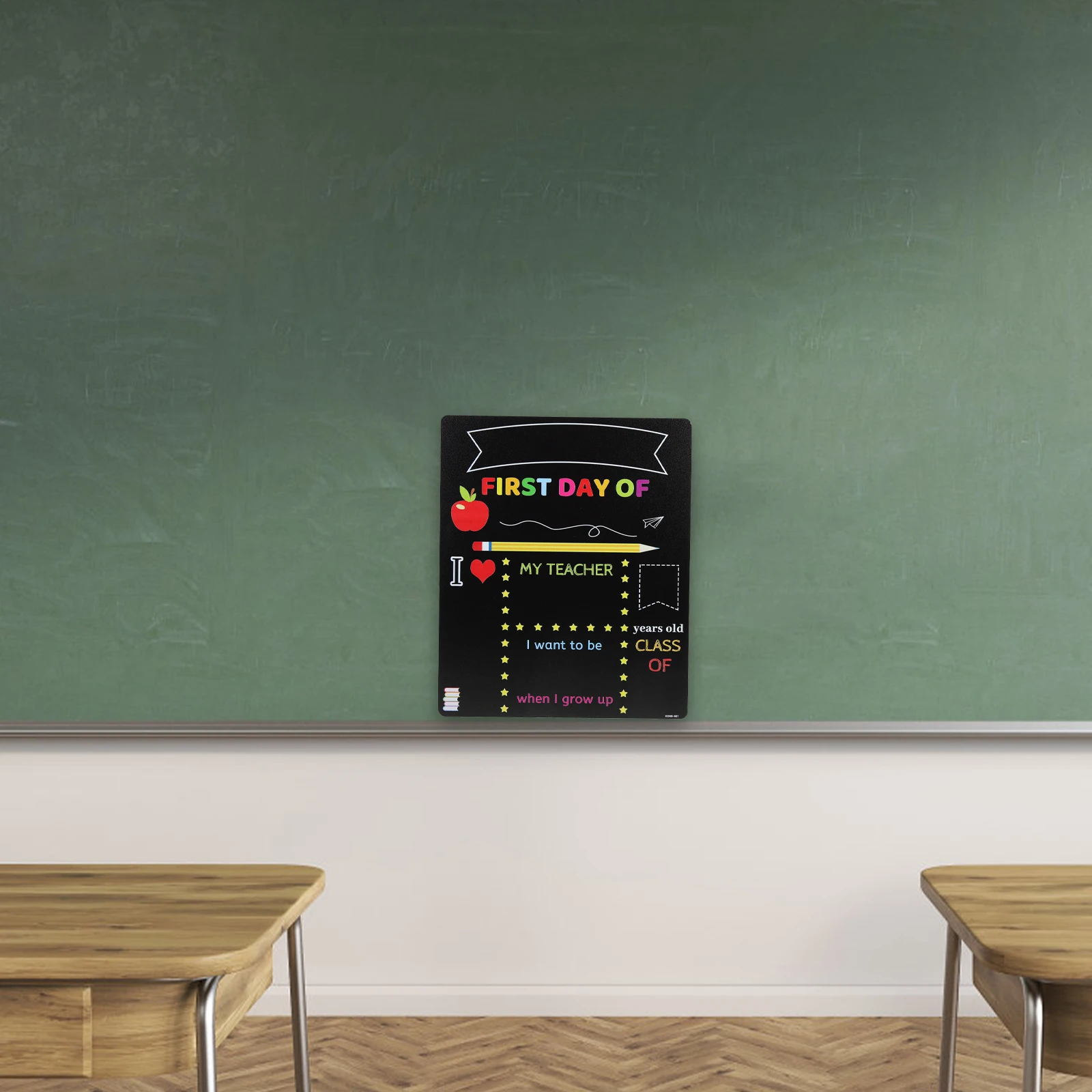 

Double Sided Blackboard Lightweight Kids School Board Smooth Edges Back To School Season Chalkboard Children Erasable