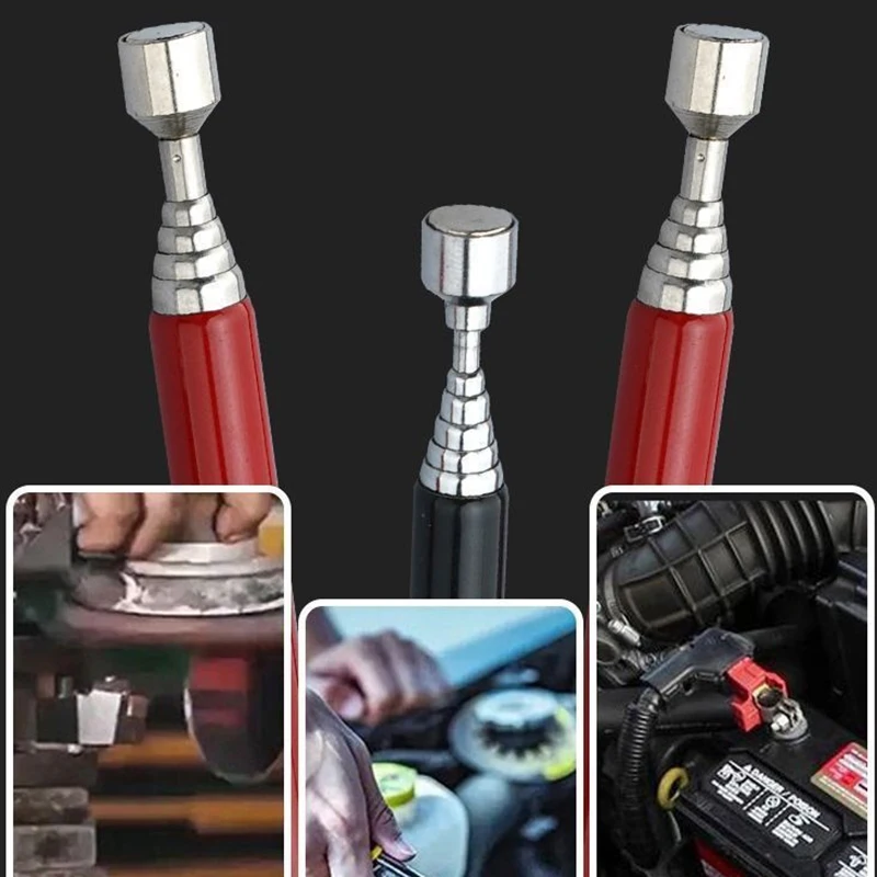 Telescopic Magnetic Magnet Pen Pickup Tool Extendable Pen Style Pickup Rod for Car Repairing Machinery Maintenance Car Tools