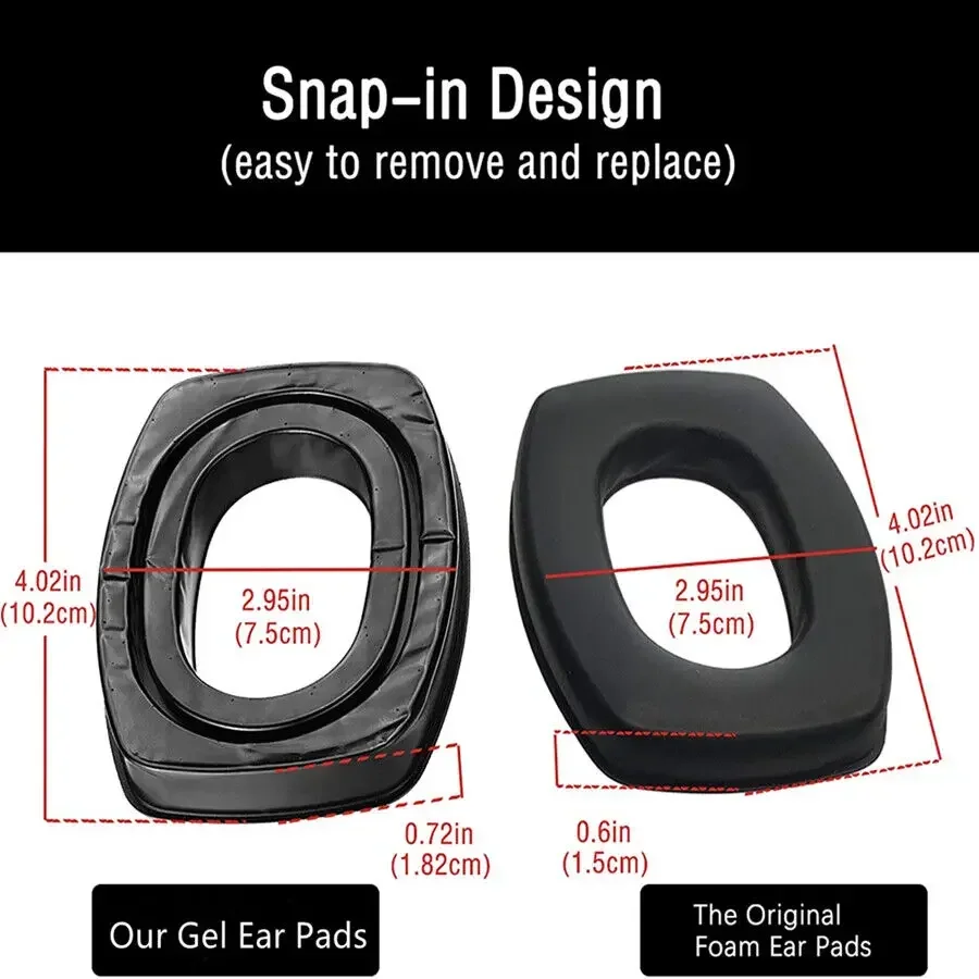 Orejeras de impacto Honeywell almohadillas recambio cómodas suaves - imagen 5