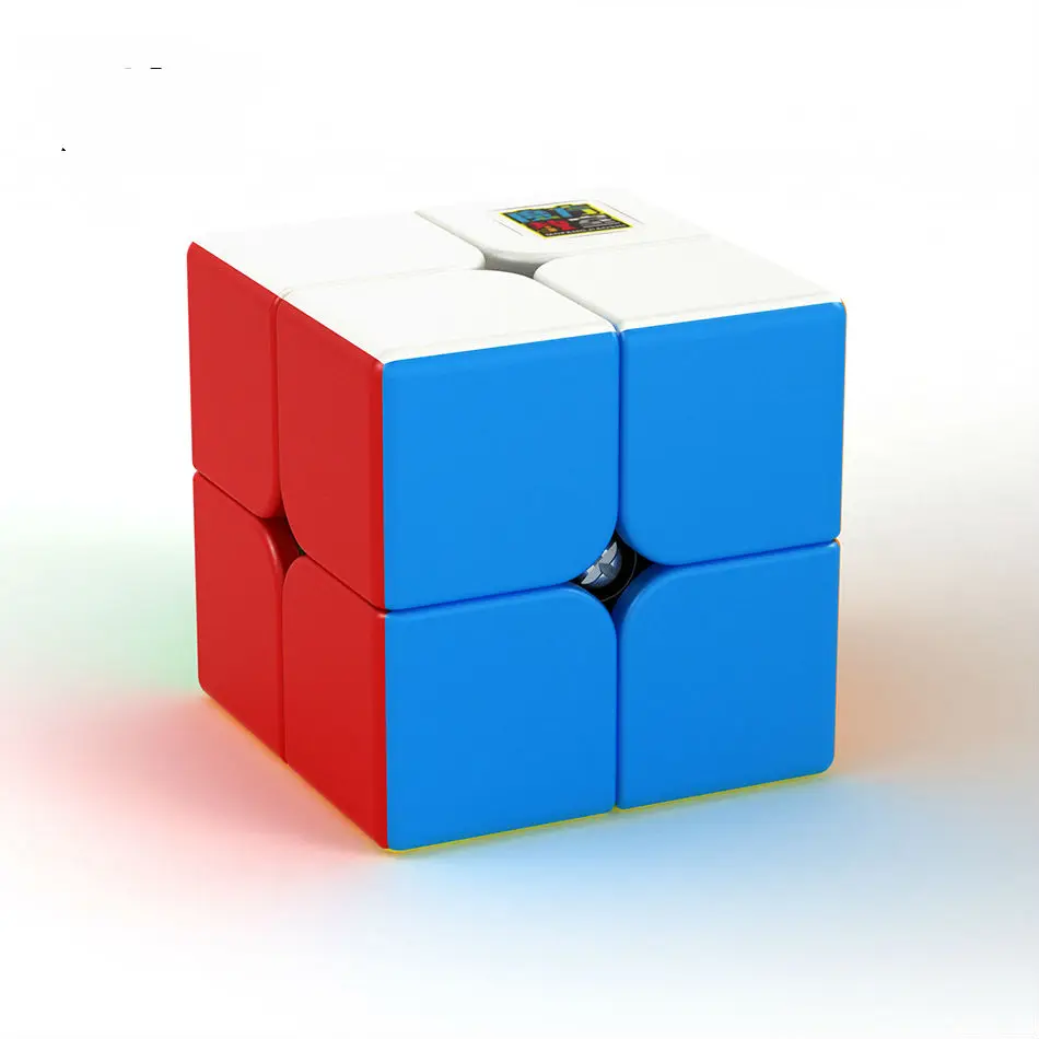Moyu Cubing Classroom Meilong 2X2 Magic Cube Stickerless MFJS Meilong 2 Professional Puzzle Toys for Children