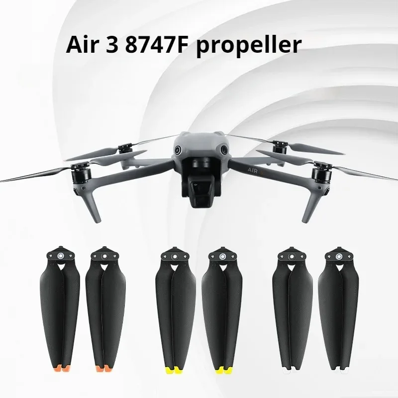 

Drone Propeller For Dji Air 3/S Replacement 2 Pair 8747F Quadcopter Blades 3 Colors Available For AIR3/S Drones Accessories