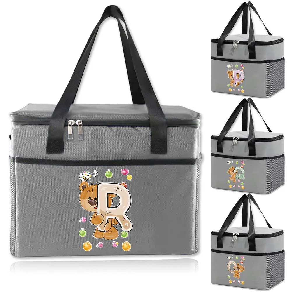 New Models Lunch Bag Cooler Bags Food Storage Boxes Waterproof Box Fashion Hygiene-Friendly Picnic Organizer Boxes Bear Series