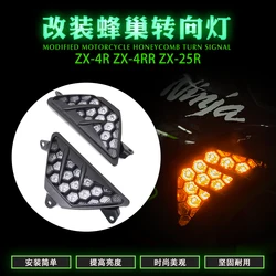 Motorcycle Front LED Turn Signal Indicator Flasher Light For ZX-4R ZX-4RR ZX-25R NINJA650 NINJA1000SX ZX6R Z1000SX