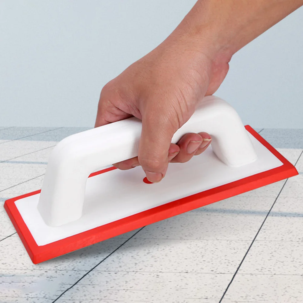 Grout Smoothing Tool Epoxy Sand Scraper Flexible Scraping Head Elastic Rubber Base Easy To Clean Design Dual Edge Structure