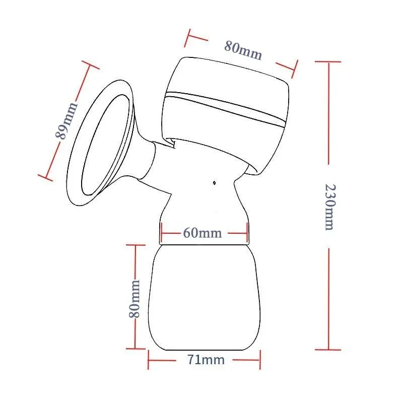 Tire-Lait Électrique Portable et Rechargeable, existent, avec Aspiration Injuste et Silays euse