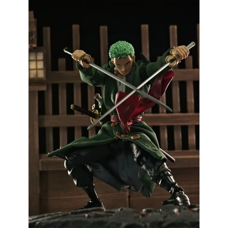 One Piece 1/12 Maßstab Handgefertigtes Piratenjäger Roronoa Zoro Klassisches Hemd-Set für SHF Actionfiguren-Körper – Detail 3