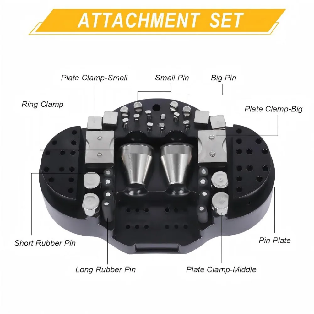 Tooltos 5" Ferramenta de configuração de bloco de gravação de joias com torno esférico