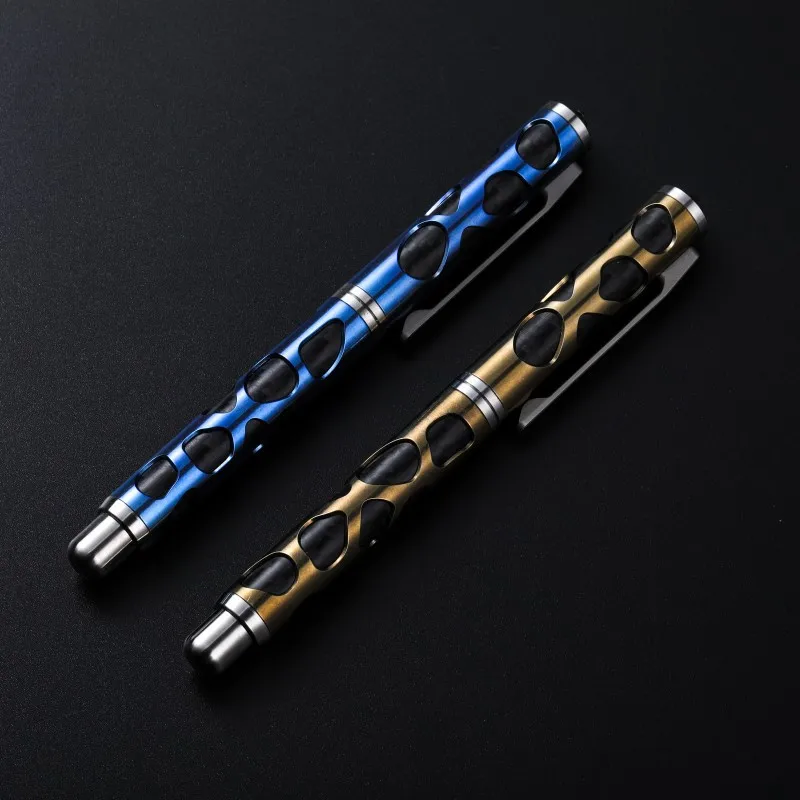 Titanium Alloy Outdoor Multifunctional Tactical Pen, Outdoor Self-Defense Window Breaking Cone EDC