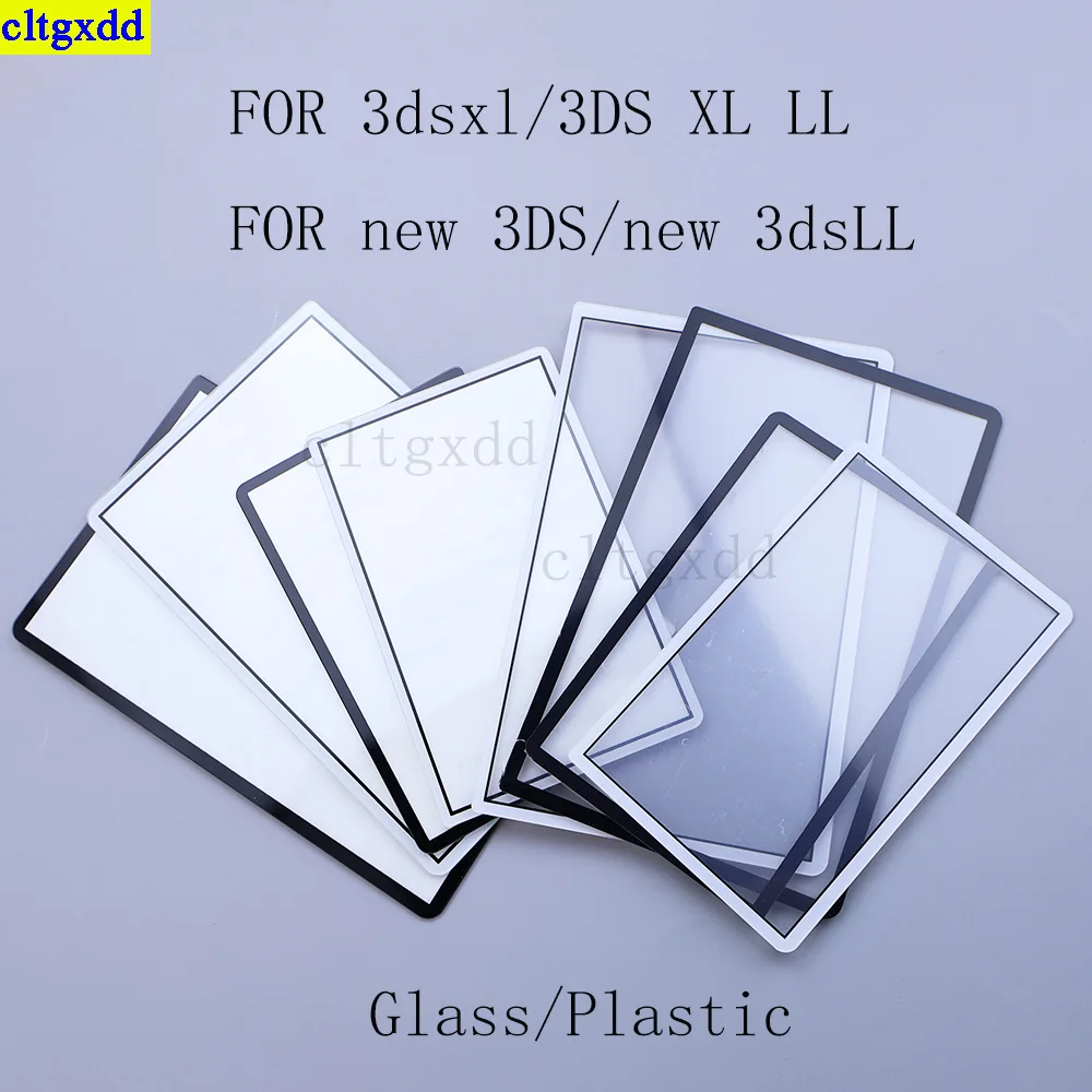 

Cltgxdd 1piece FOR 3DS XL LL/NEW 3DS/NEW 3DS LL Controller Screen Mirror Top Protective Panel Plastic/Glass