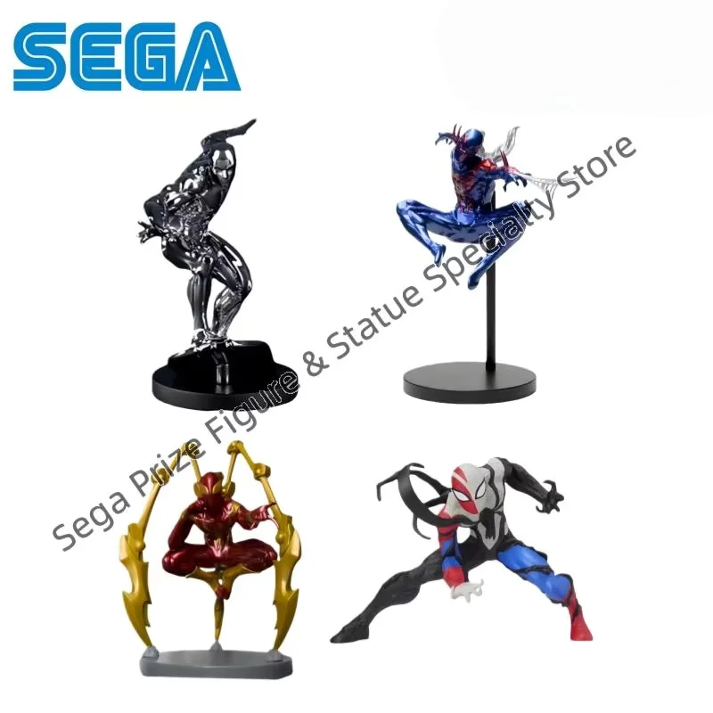 Figura de acción de personajes de anime, cómics, Silver Surfer, Spider-Man, Venom, modelo Garage Kit, en caja original Sega, en stock.
