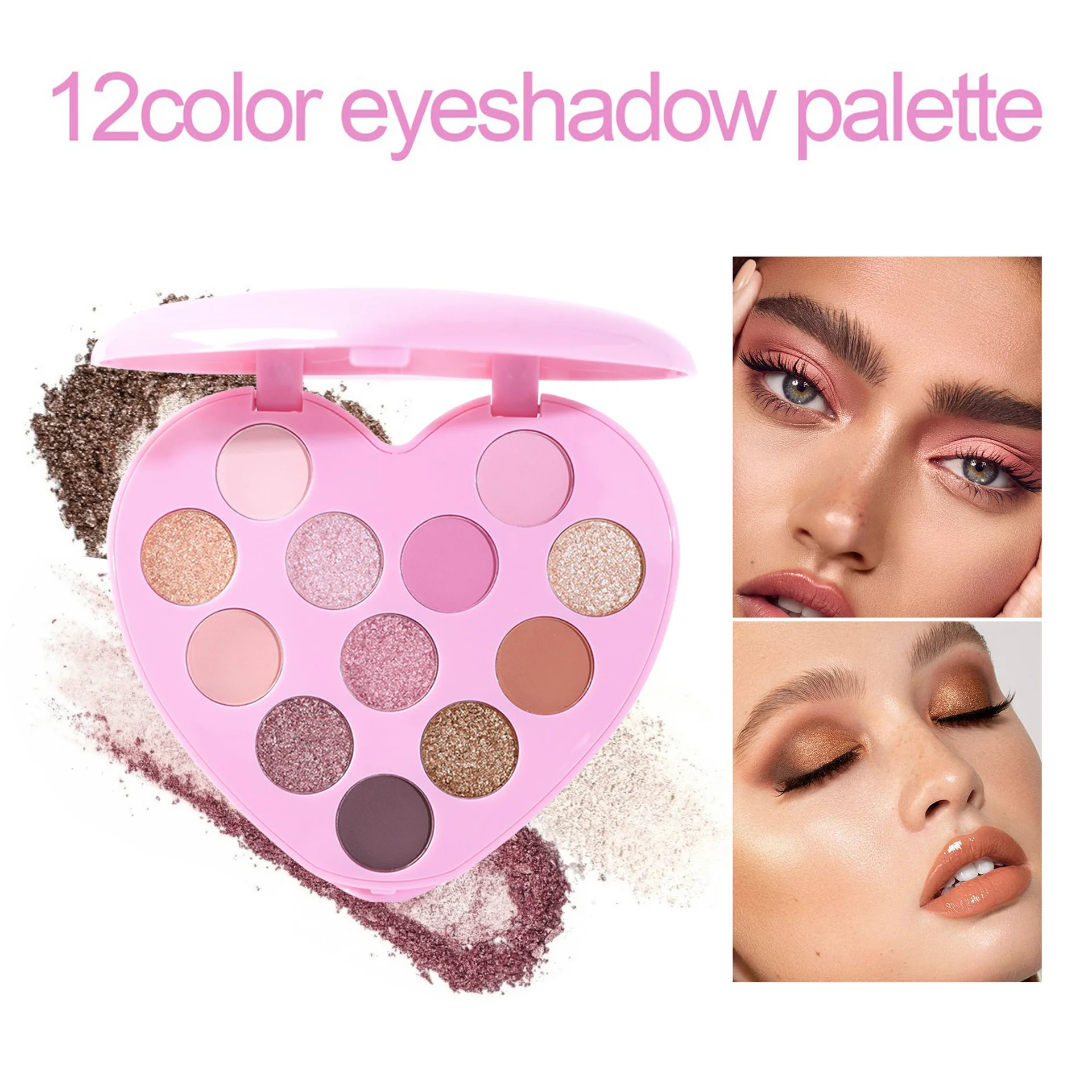 9/12/16/29/40 colori Matte Eyeshadow Palette Pearlescent Eye Plate Cute Makeup Palette femminile Cosmetic Lasting Nature Beauty