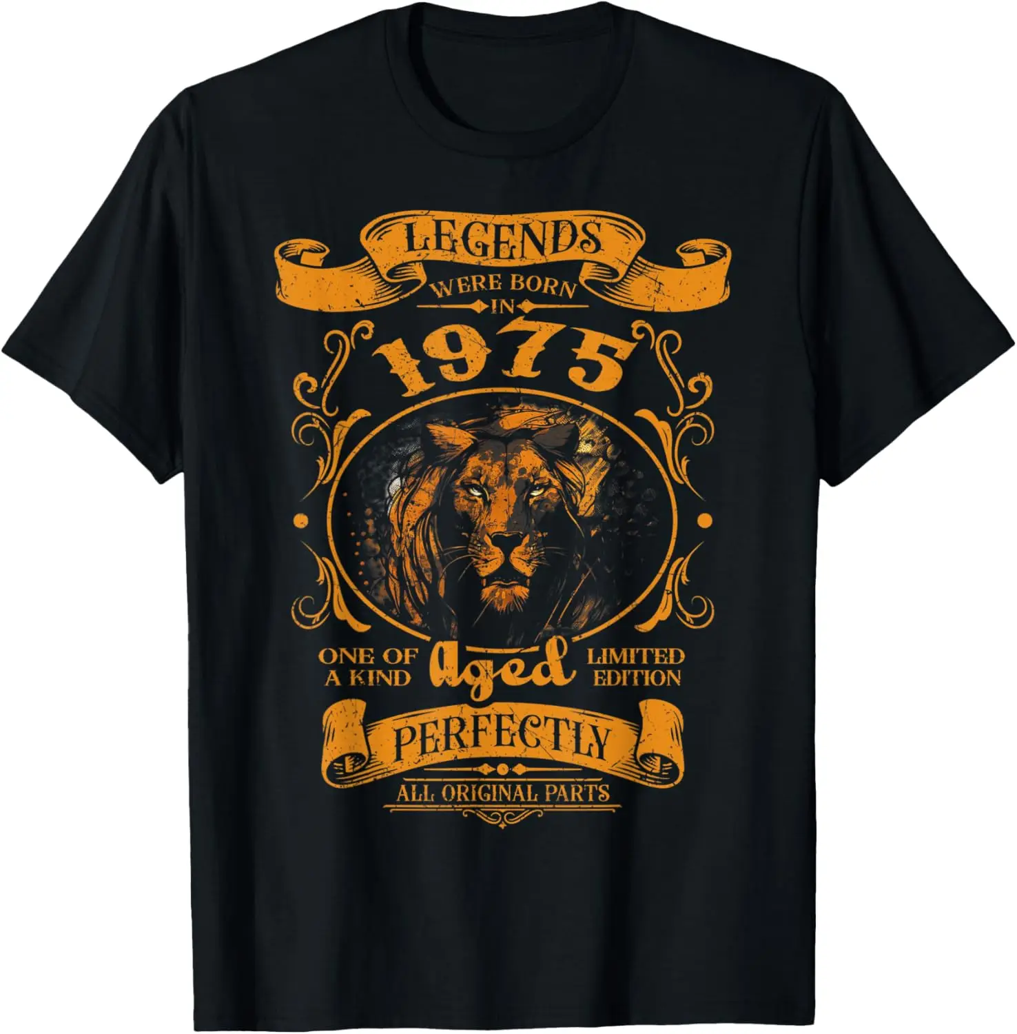 Legends were born in 1975 48th birthday lion lovers gift T-Shirt