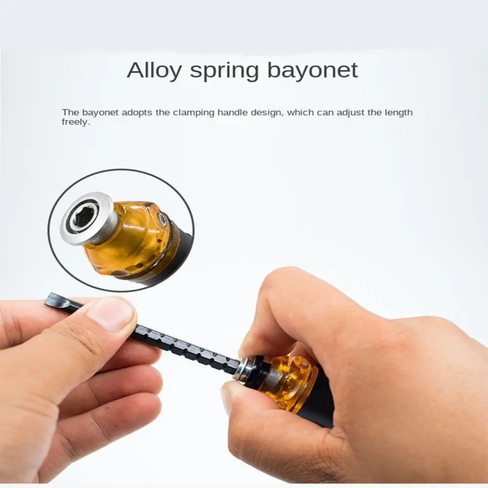 Screw Bits Slotted Phillips Drivers Bits Screwdriver Kit Ratchet Wrench Ratchet Screwdriver Set Dual-purpose Screwdriver