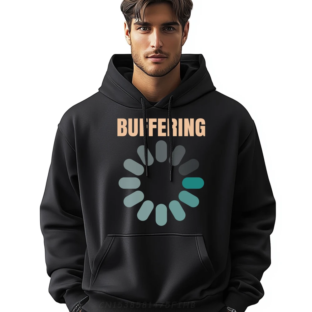 

Discount Mens Hoodies Buffering Spinning Computer Loading Processing Gift Idea Hoodies Long Sleeve Leisure Hoodies Round Collar