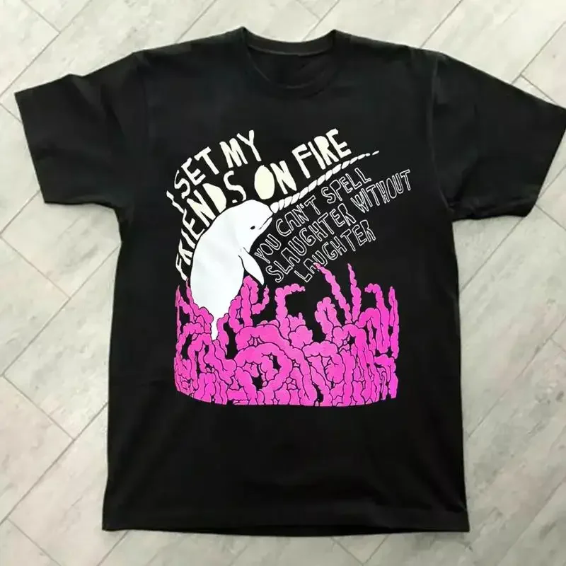 I Set My Friends On Fire Band You Can'T Spell T Shirt Size S 5Xl