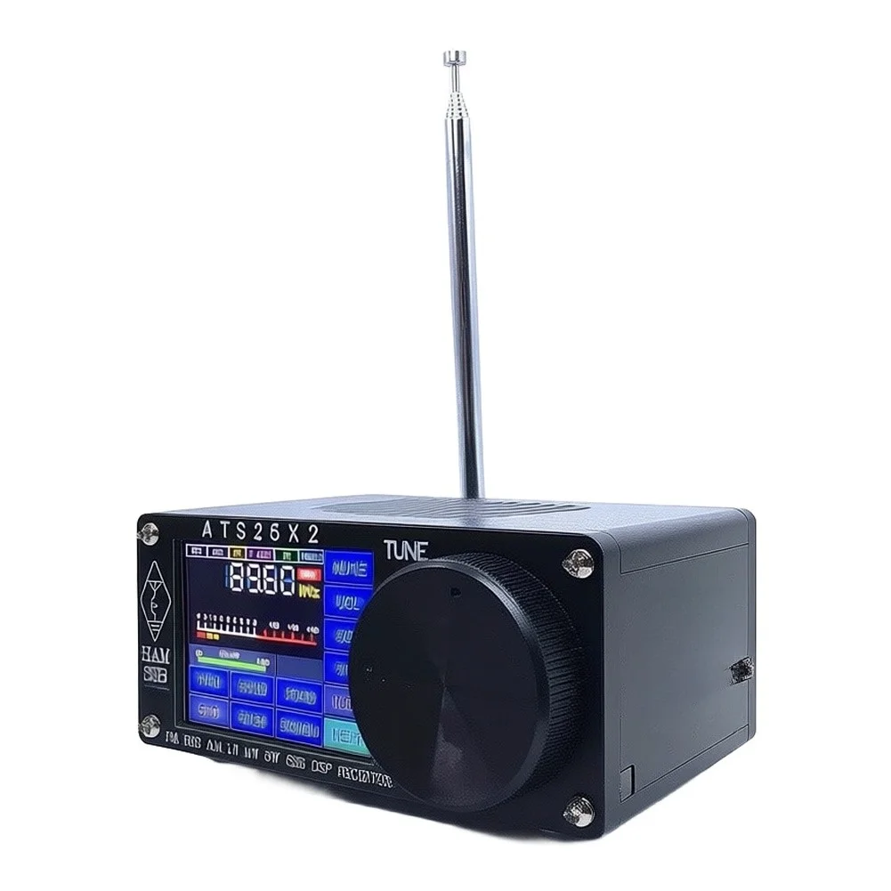 ATS25X2 For SSB Radio Receiver with WiFi Functionality For FM LW For MW SW Tuning 2.4 inch Touchscreen Interface