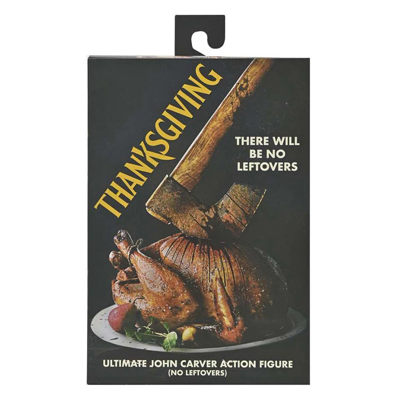 Figura de acción Original NECA 45988Thanksgiving Ultimate John Carver No Leftovers de 7 pulgadas