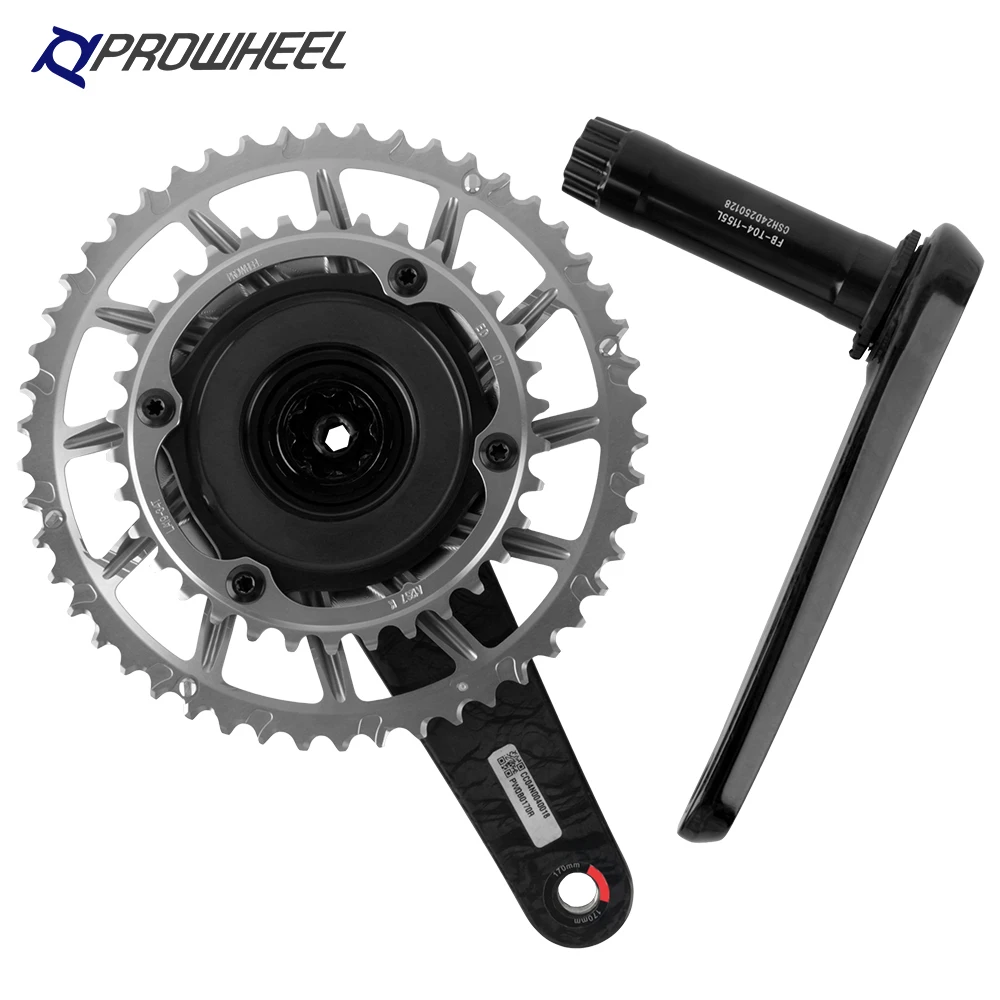 Prowheel الطريق دراجة ألياف الكربون كرانسيت CVU-C901A-TT 165 170 172.5 175 مللي متر دراجة ضرس 50T 34T سرعة الدراجة الدراجات أجزاء #5