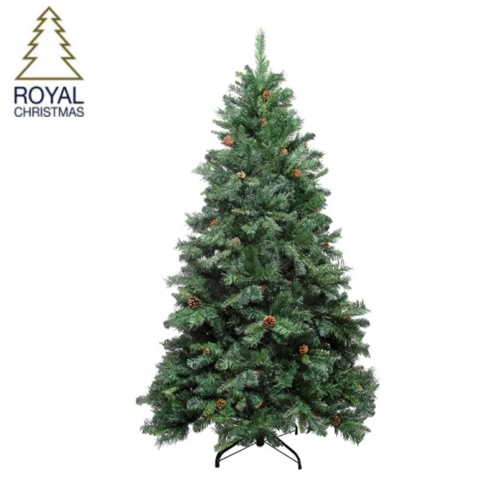 مُقيّم شامل لشجرة عيد الميلاد الاصطناعية Royal Christmas Detroit Premium PVC بطول 150 سم، الموديل 527150