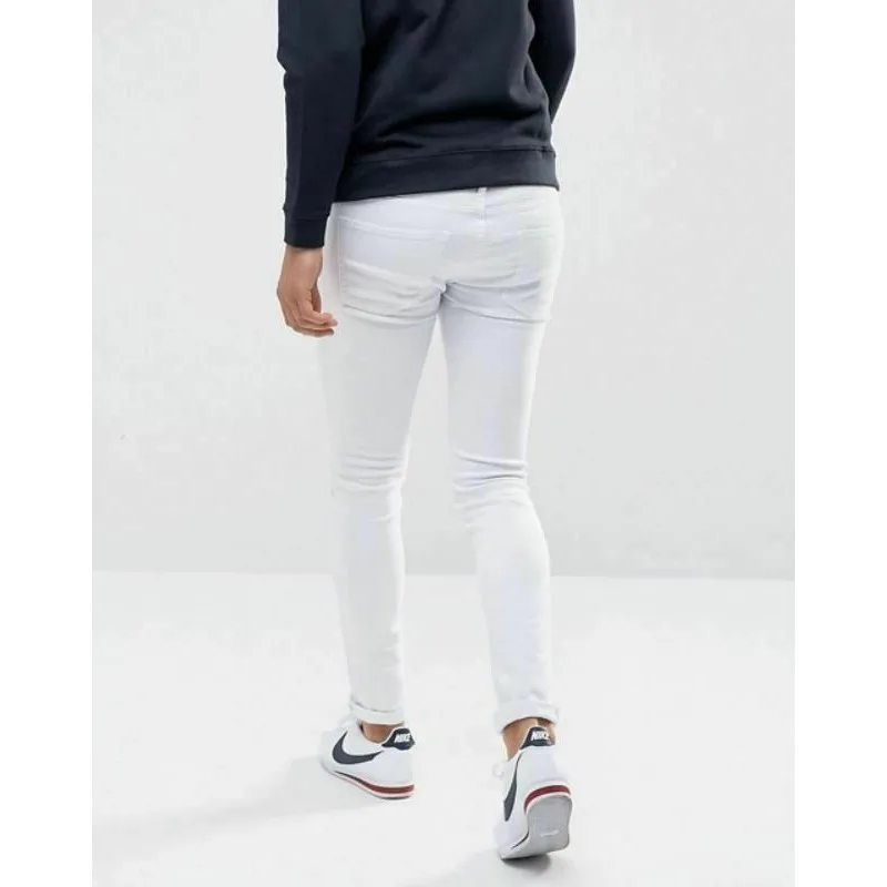 التجارة الخارجية عبر الحدود الخريف جديد الرجال الجينز سليم المناسب أقدام صغيرة جينز أسود غير رسمي العصرية تنفس مقاومة للاهتراء