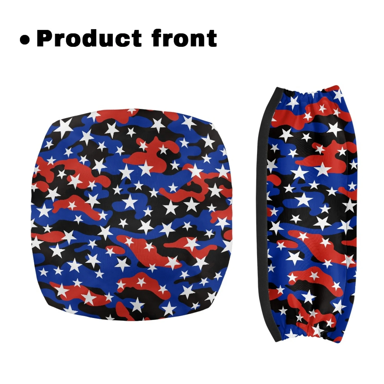 Coloranimal Quick Installation Dirt-Resistant 2 Pieces Walker Seat Cover for Unisex for Outdoor Star Pattern