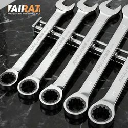 AIRAJ 6-8-10-14mm Ratchet Spanner Combination Wrench Keys Gear Ring Tool  Universal Torx Wrench Repair Tools