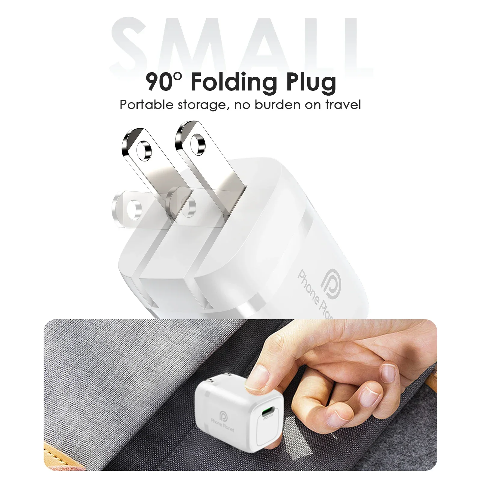 

Ultra-Mini【EU/UK/US】8 Smart Protections GaN2 Ipad/Phone Fast Charger Type-C Charger For IPhone17/16 Huawei Samsung Tablet