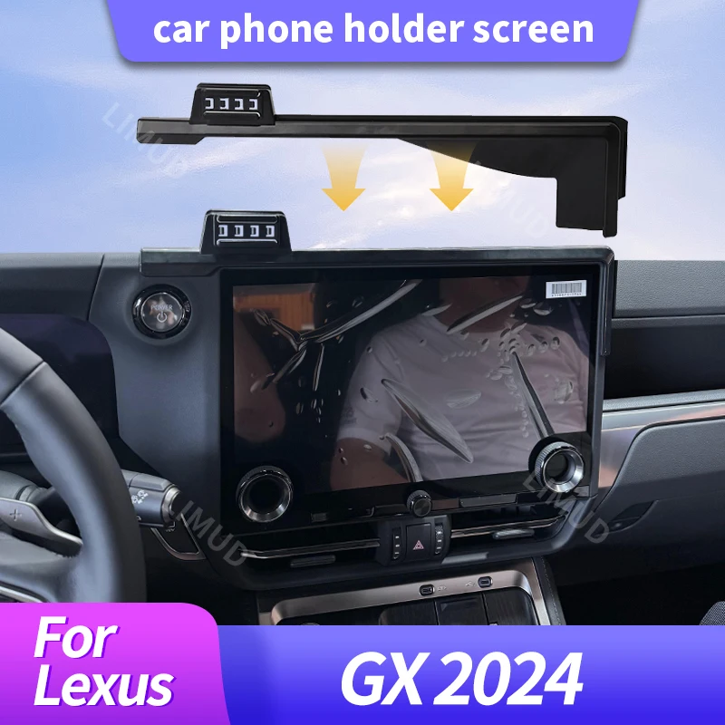 

Car phone holder screen For Lexus GX 2024 stable, lightweight, durable and impact-resistant Anti-slip and anti-shake