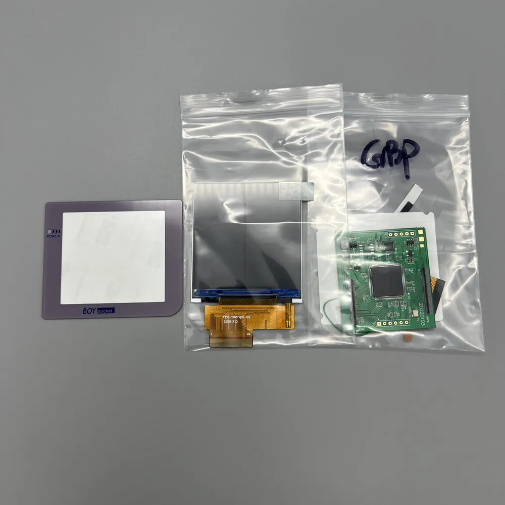 Nieuw GBP LCD-scherm. Eenvoudig te installeren 2,6 inch origineel formaat IPS LCD-scherm met hoge helderheid, geschikt voor Nintendo Gameboy Pocket