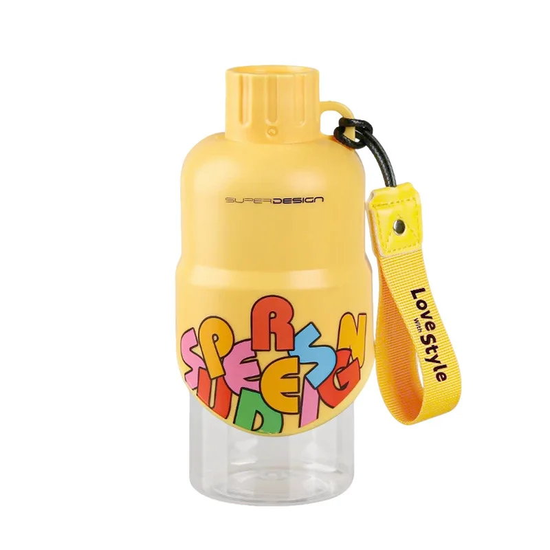 Botella agua portátil para perros con tazón 2 en 1 – Viajes y paseos