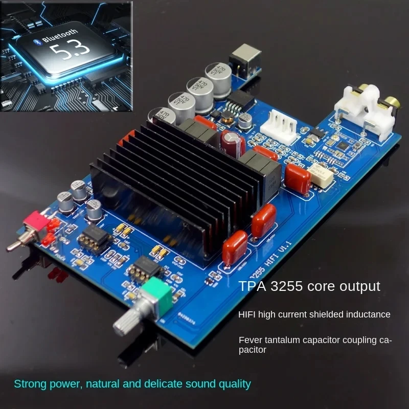 

DAM1 HIFI TPA3255 600W 300W*2 2.0 Stereo Digital Audio Amplifier Board Bluetooth 5.3 Version