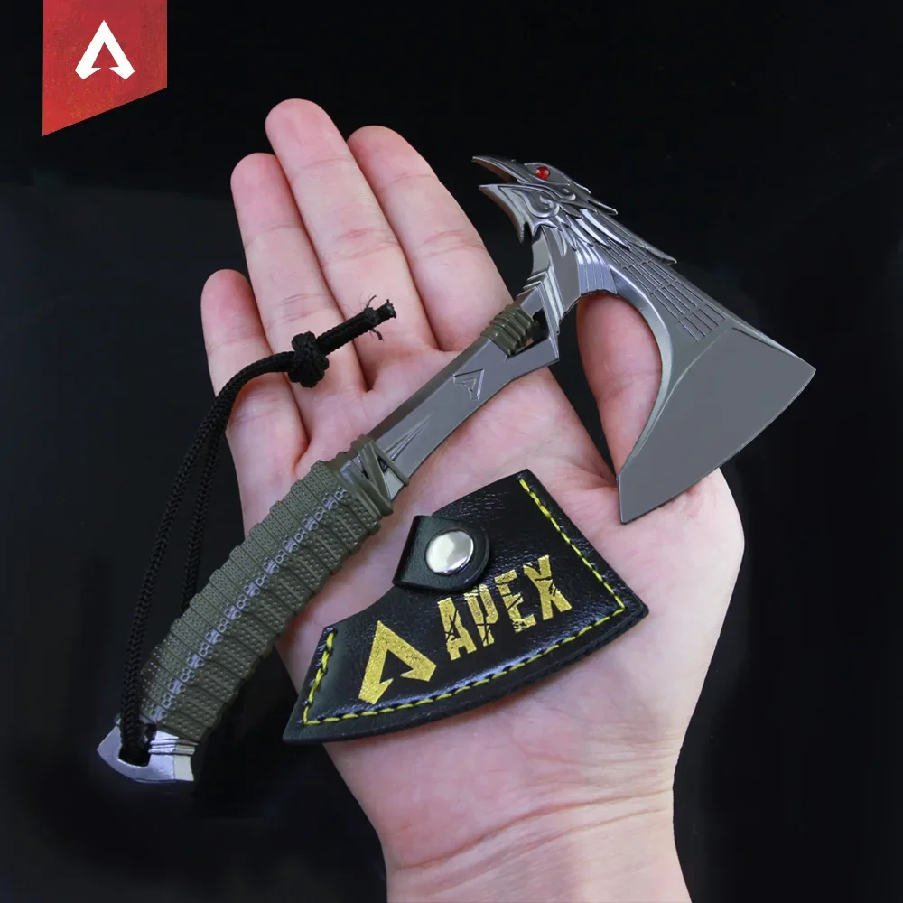 Apex Legends dziedziczne Bloodhound 15cm kruk gryzie metalowy Model broni bezpieczeństwa gra topór tępy obwód Katana kolekcje zabawki prezenty