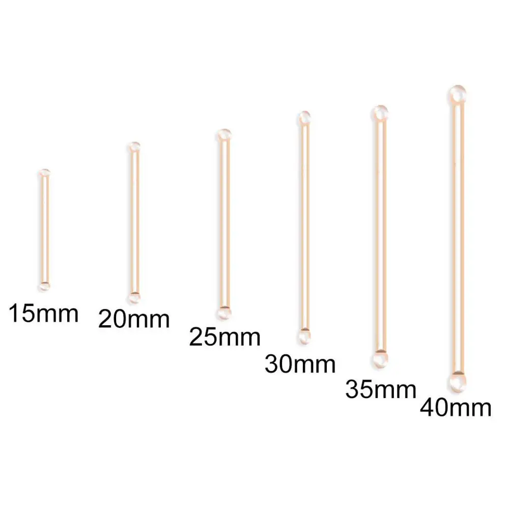 

200 шт. соединительных стержней для серег, премиум-качество, железо, легкий вес, не вызывает раздражения, для изготовления ювелирных изделий и поделок, золотистый, 40 мм