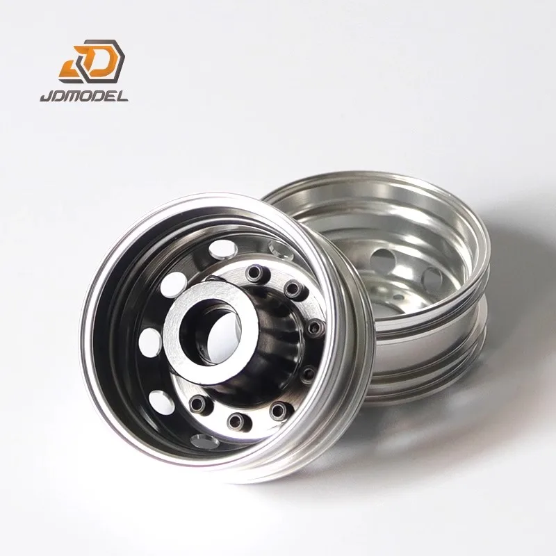 Metal Wheel Hub Front Narrow Wheel Hub for 1/14 Tamiya RC Dump Truck Crawler Car SCANIA 770S R620 VOLVO BENZ Arocs MAN TGX Parts