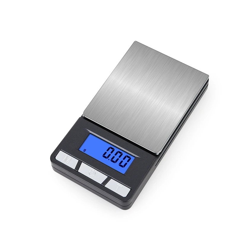 200g 0.01g Precision Digital Jewelry Gold Gram Carat Scales Blue LCD Pocket Weight Balance 500g 0.1 Solar Power Calculator Scale